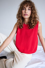 Ärmelloser Strick - Pollunder für Damen – Modern & vielseitig - Blossom Hair & Fashion