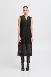 Ärmelloses Spitzenkleid in Schwarz - Blossom Hair & Fashion