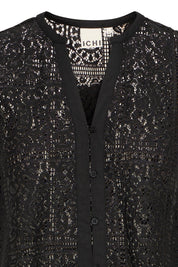 Ärmelloses Spitzenkleid in Schwarz - Blossom Hair & Fashion