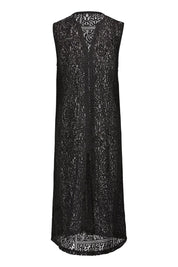 Ärmelloses Spitzenkleid in Schwarz - Blossom Hair & Fashion