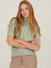 Basic Short sleeve sweater - Blossom Hair & Fashion