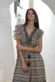 Boho Maxikleid aus Baumwolle – Luftig & Stilvoll für den Sommer - Blossom Hair & Fashion