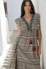 Boho Maxikleid aus Baumwolle – Luftig & Stilvoll für den Sommer - Blossom Hair & Fashion