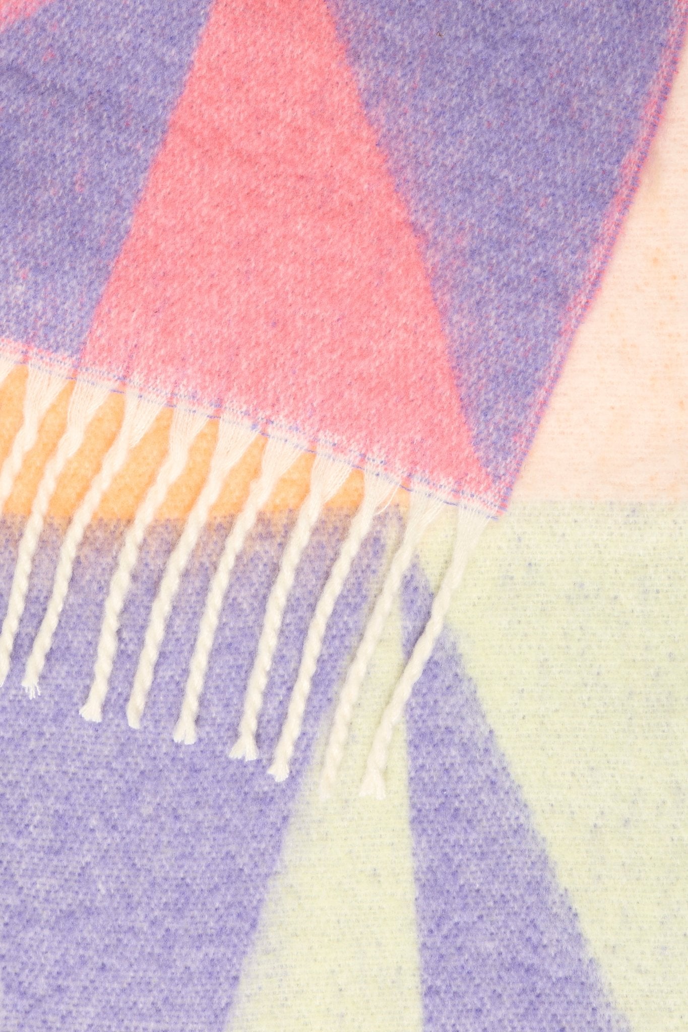 Bunter Damen Schal mit Fransen - Blossom Hair & Fashion