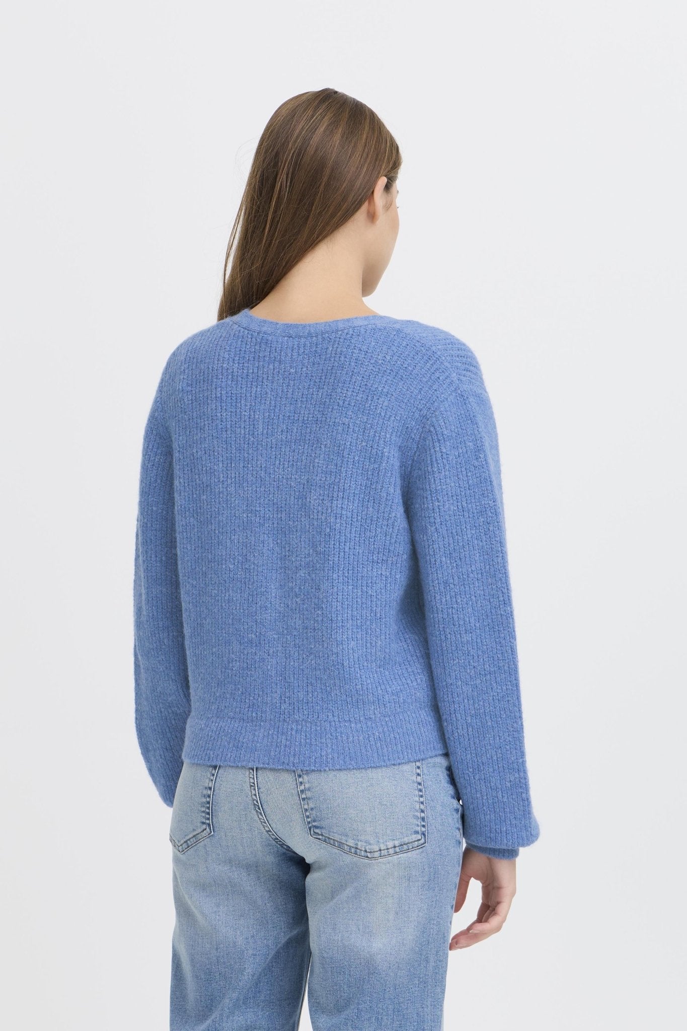 Cardigan Loose Fit blau - Blossom Hair & Fashion