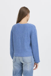 Cardigan Loose Fit blau - Blossom Hair & Fashion