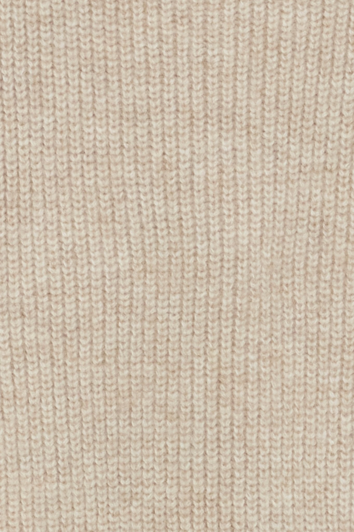 Damen Strickponcho Beige – ärmellos mit V - Ausschnitt - Blossom Hair & Fashion