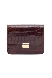 Elegante Kuriertasche aus Leder mit Krokodilmuster – Zeitlose Eleganz für Deinen Look - Blossom Hair & Fashion