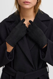 Handschuhe aus Veloursoptik mit Touch - Detail - Blossom Hair & Fashion