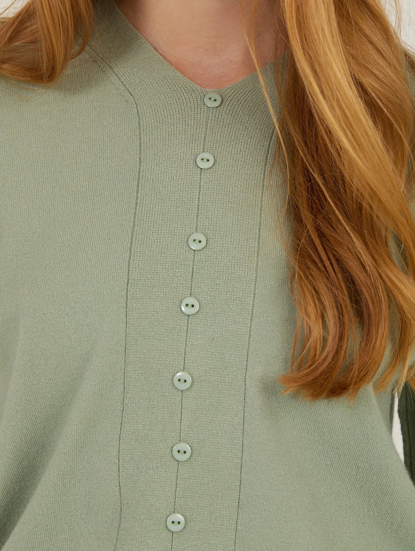 Kurzarm Strickcardigan in Salbeigrün - Blossom Hair & Fashion