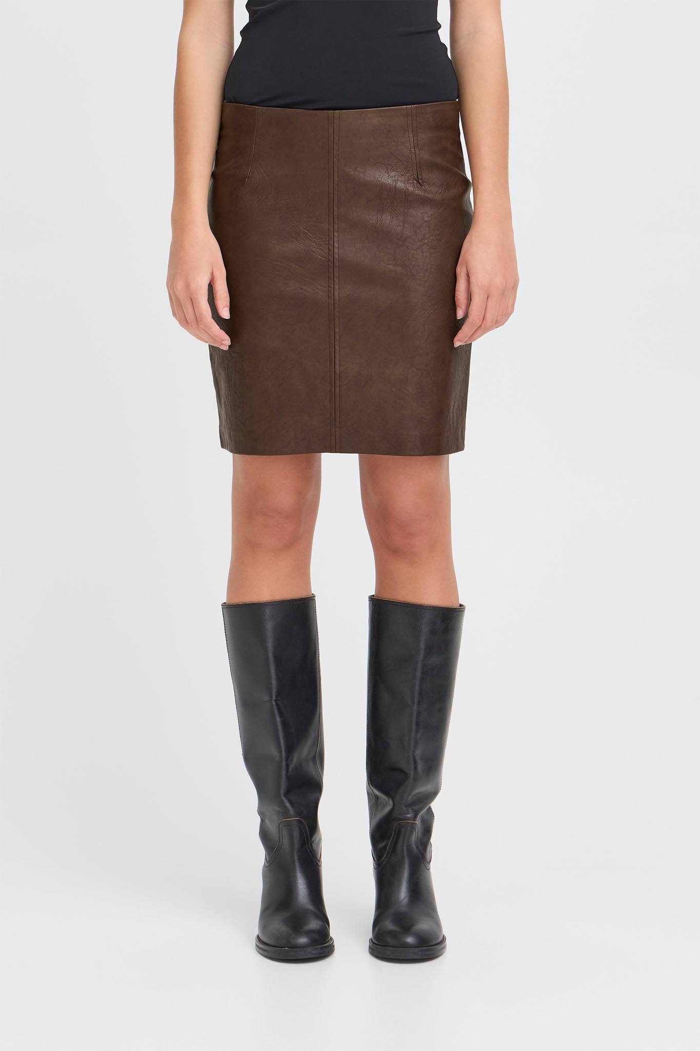 Minirock braun kurz - Blossom Hair & Fashion