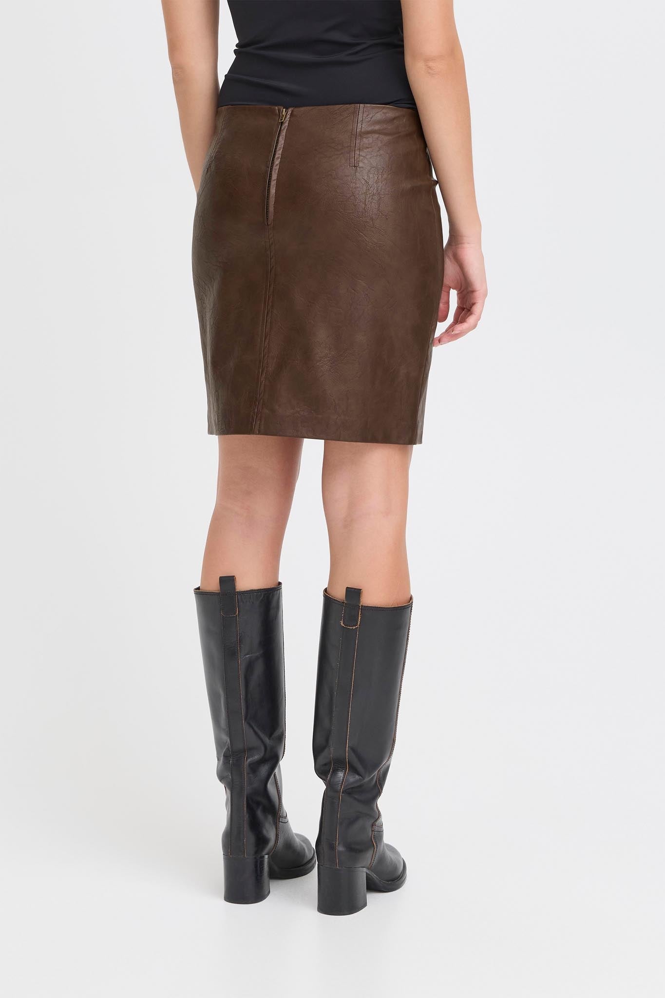 Minirock braun kurz - Blossom Hair & Fashion