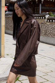 Minirock braun kurz - Blossom Hair & Fashion