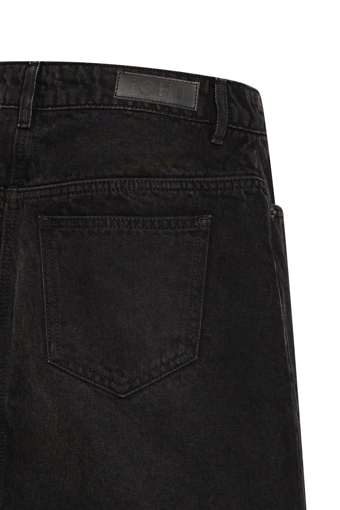 Schwarzer Jeansrock in A - Linie - Blossom Hair & Fashion