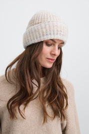 Strickmütze mit Umschlag – Ripp, warm & soft - Blossom Hair & Fashion