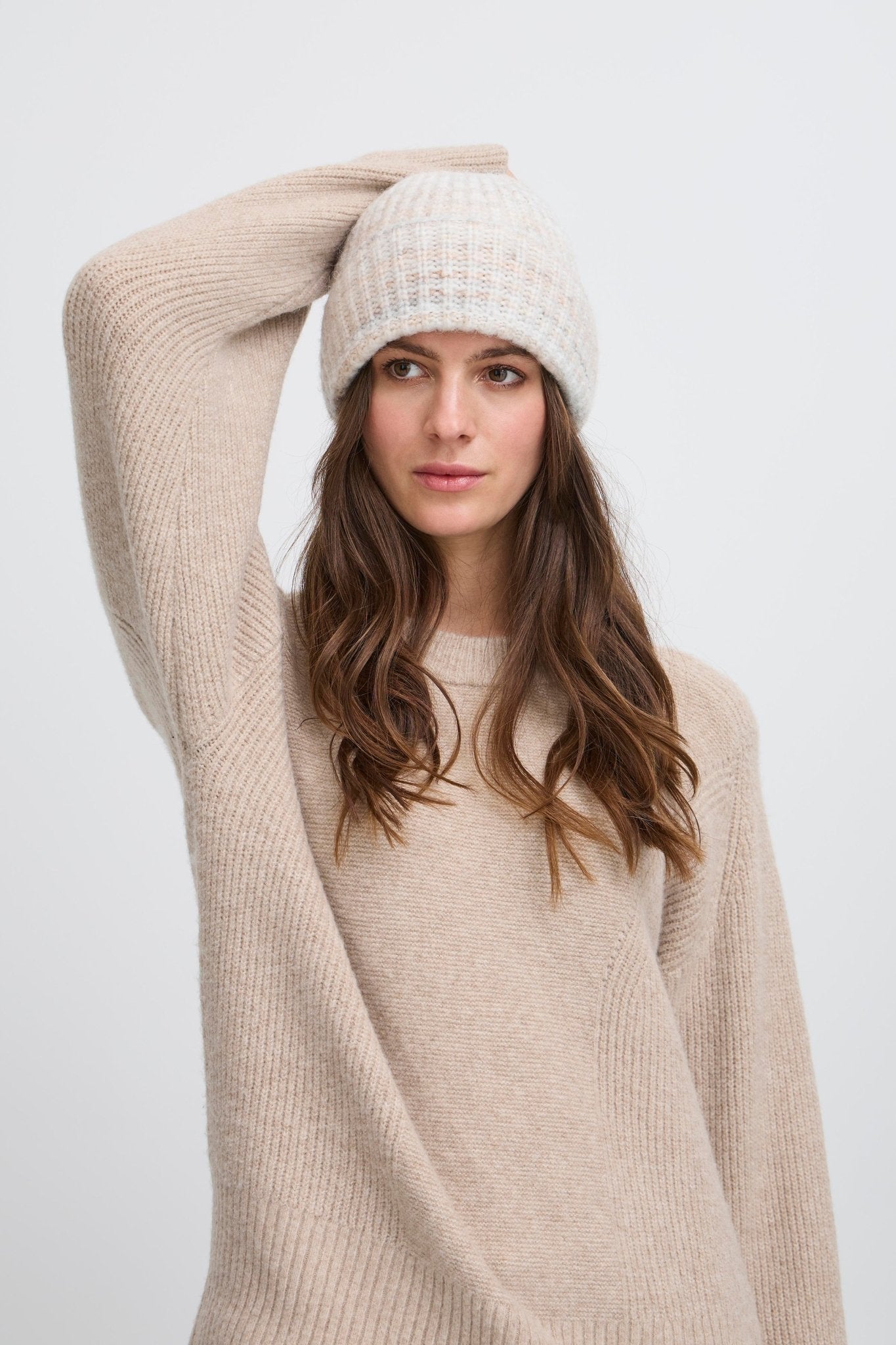 Strickmütze mit Umschlag – Ripp, warm & soft - Blossom Hair & Fashion