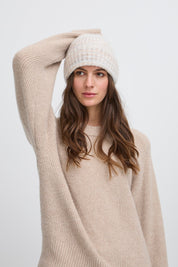 Strickmütze mit Umschlag – Ripp, warm & soft - Blossom Hair & Fashion