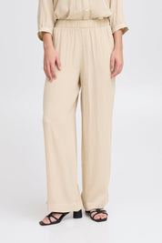 Weite Damenhose mit Gummibund in verschiedenen Farben - Blossom Hair & Fashion