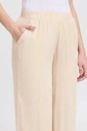 Weite Damenhose mit Gummibund in verschiedenen Farben - Blossom Hair & Fashion