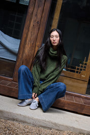 Weite Hose aus Denim - Mix - Blossom Hair & Fashion