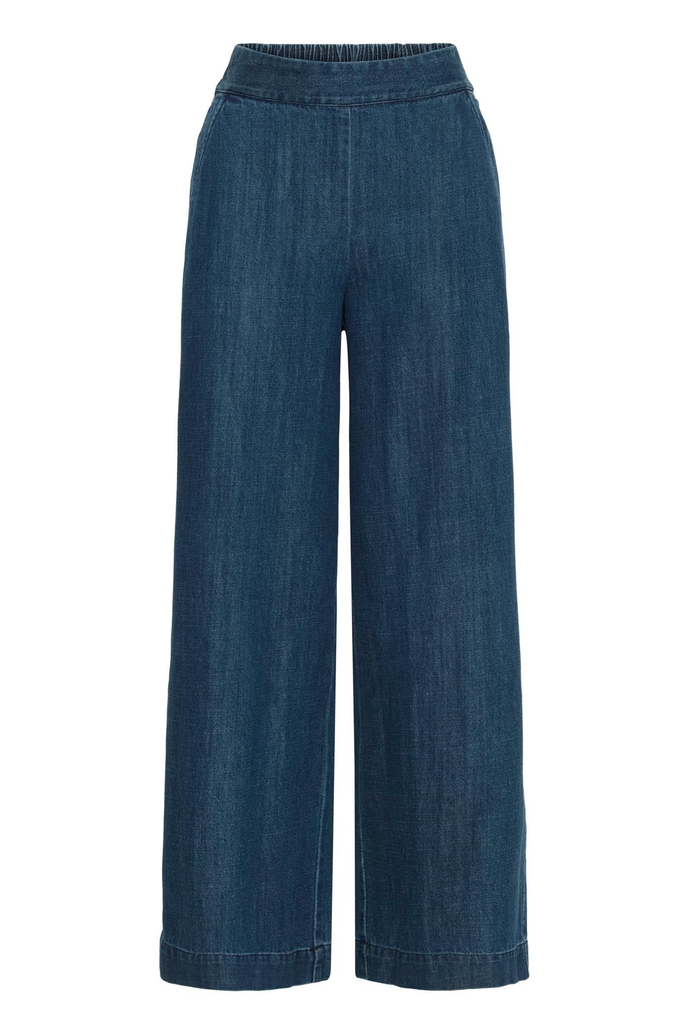 Weite Hose aus Denim - Mix - Blossom Hair & Fashion