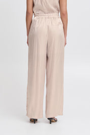 Weite Sommerhose in Seidenoptik – rosé - Blossom Hair & Fashion