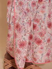 Weite Sommerhose mit floralem Muster - Blossom Hair & Fashion