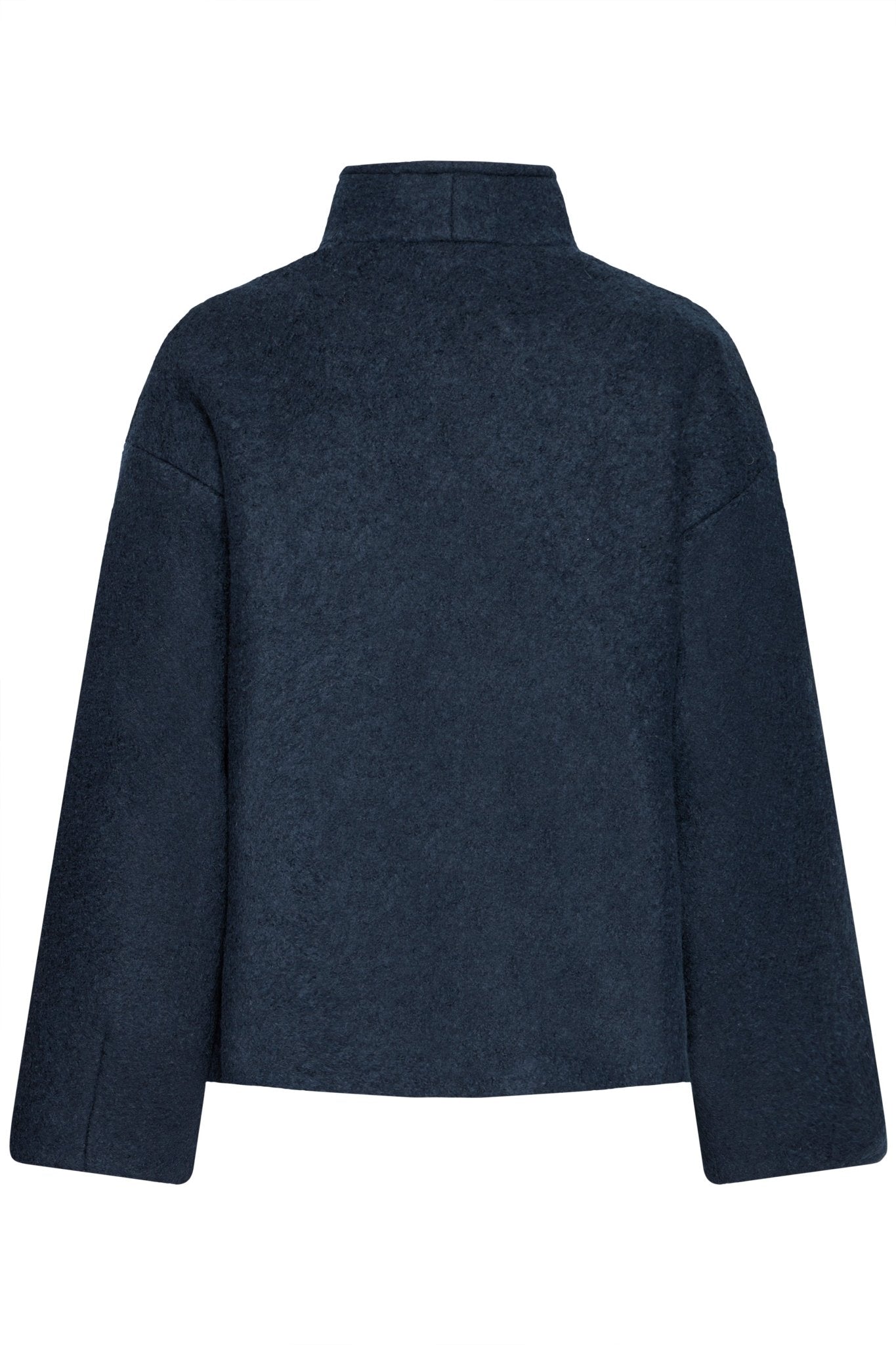 Wolljacke Loose Fit kurz in Grau oder Rosa - Blossom Hair & Fashion