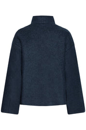 Wolljacke Loose Fit kurz in Grau oder Rosa - Blossom Hair & Fashion