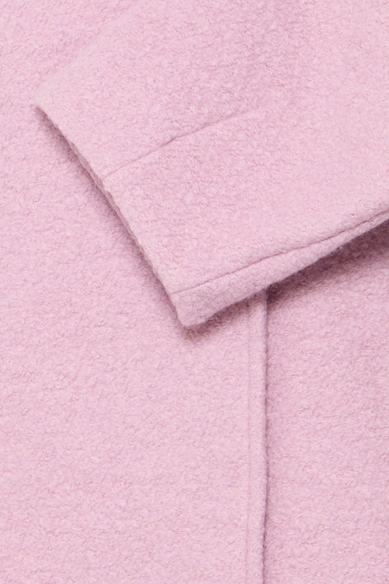 Wolljacke Loose Fit kurz in Grau oder Rosa - Blossom Hair & Fashion