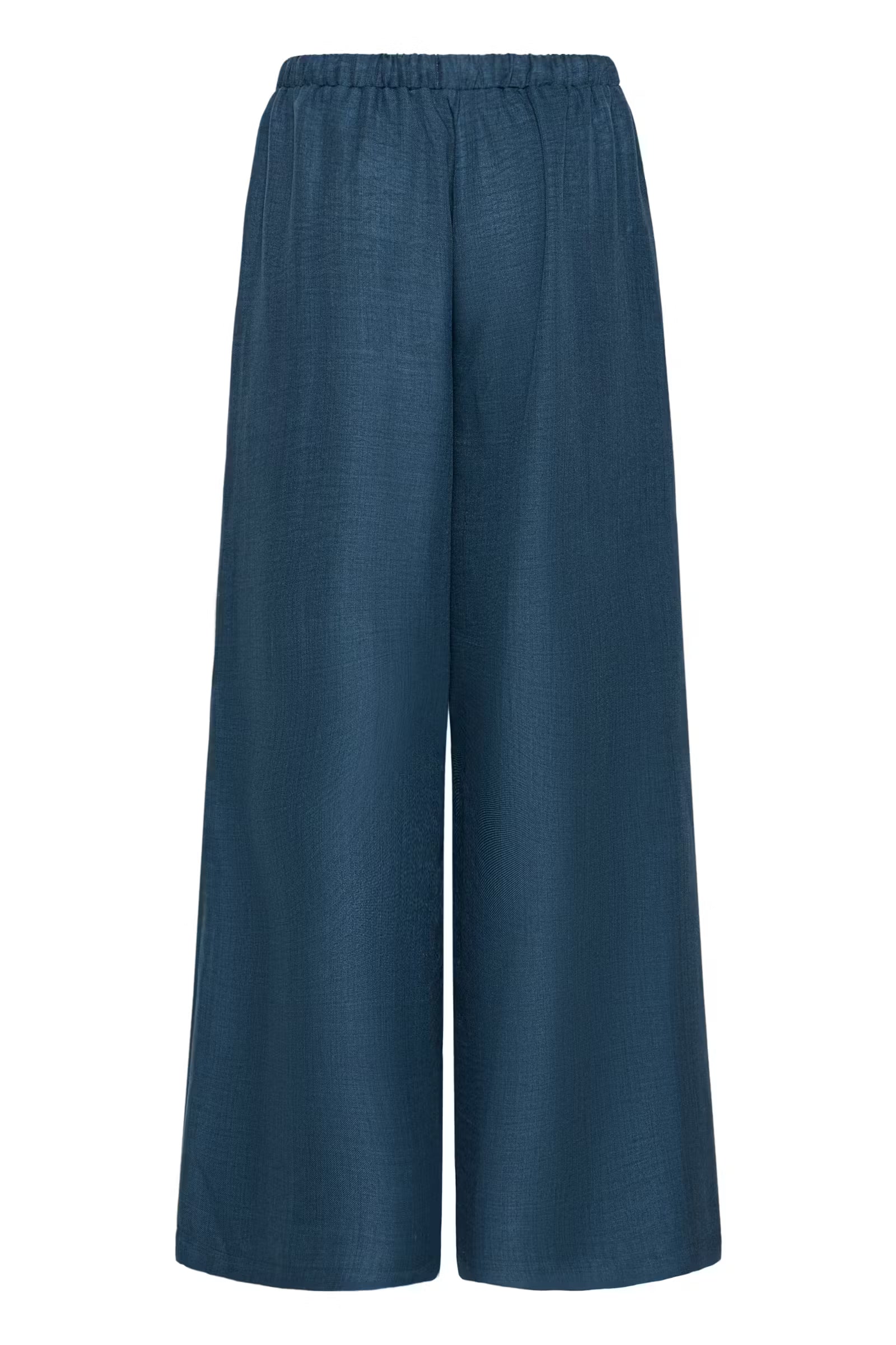 Wide Leg Hose in Petrol