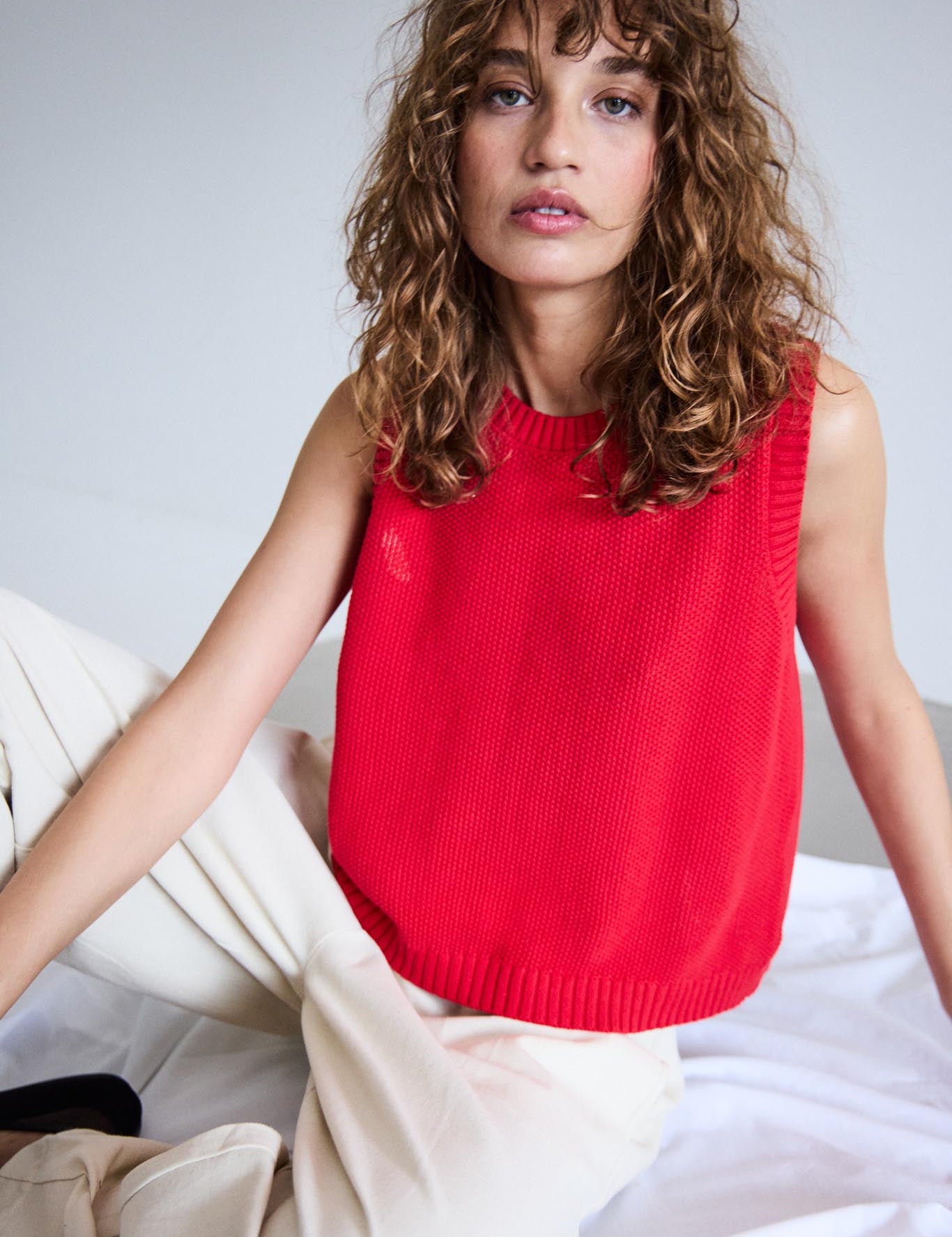 Ärmelloser Strick - Pollunder für Damen – Modern & vielseitig - Blossom Hair & Fashion