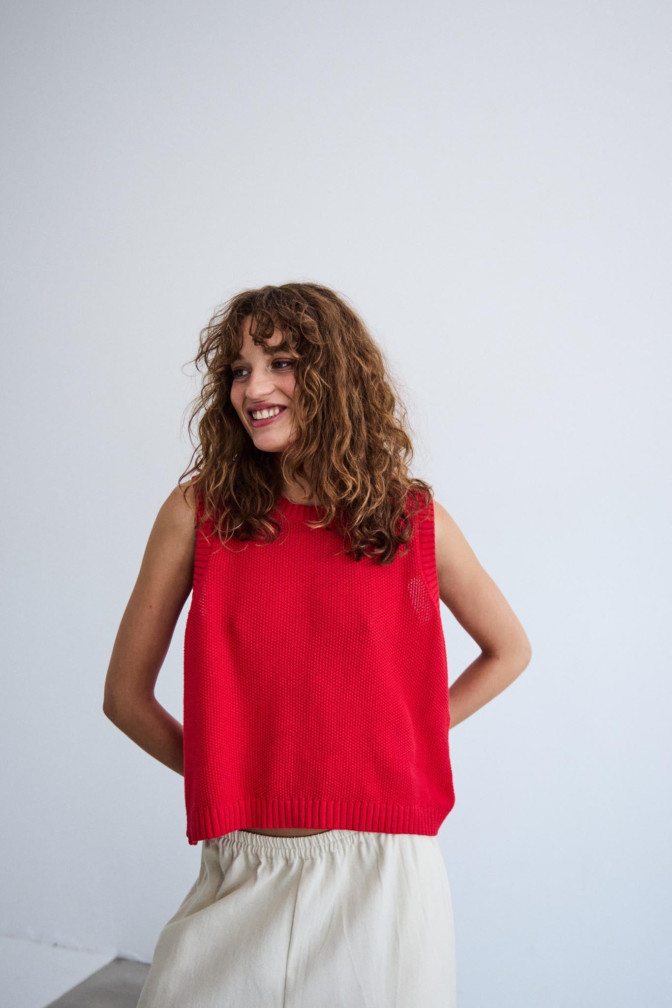 Ärmelloser Strick - Pollunder für Damen – Modern & vielseitig - Blossom Hair & Fashion