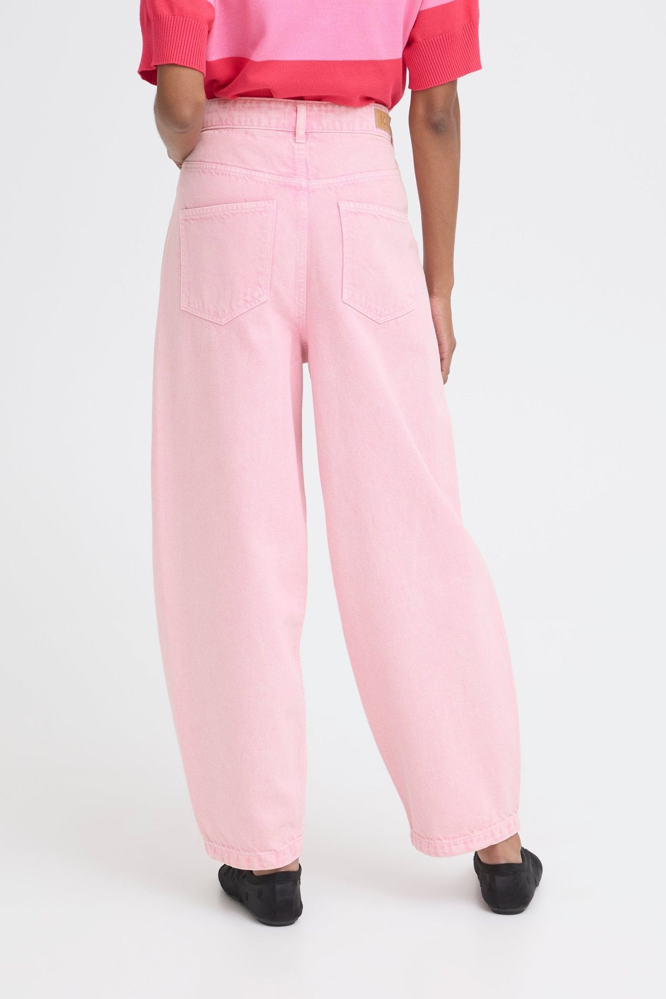 Barrel Leg Jeans in Rosa - Blossom Hair & Fashion