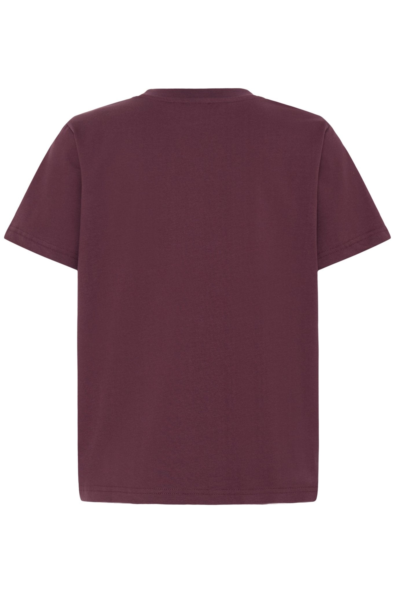 Basic T-Shirt dunkelrot - Blossom Hair & Fashion