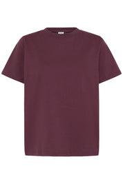 Basic T-Shirt dunkelrot - Blossom Hair & Fashion