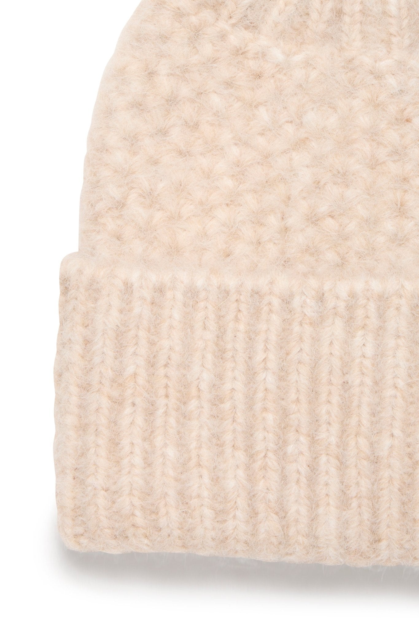 Beanie Mütze in Beige - Blossom Hair & Fashion