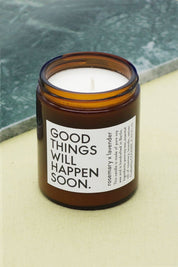 Beruhigende Duftkerze – Good Things: Rosmarin x Lavendel - Blossom Hair & Fashion