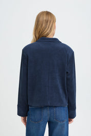 Blazer in Navy Cordoptik - Blossom Hair & Fashion