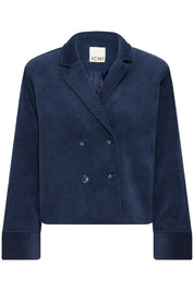 Blazer in Navy Cordoptik - Blossom Hair & Fashion