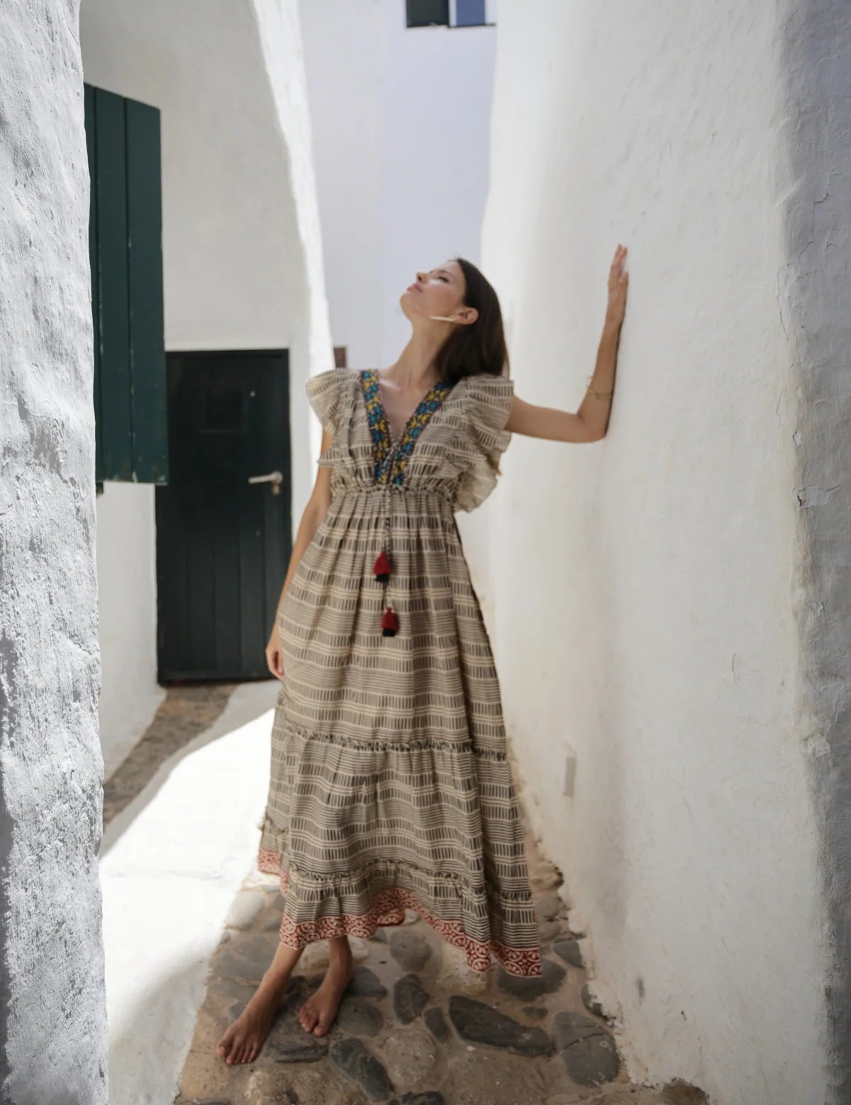 Boho Maxikleid aus Baumwolle – Luftig & Stilvoll für den Sommer - Blossom Hair & Fashion