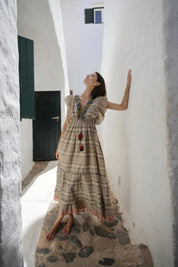 Boho Maxikleid aus Baumwolle – Luftig & Stilvoll für den Sommer - Blossom Hair & Fashion