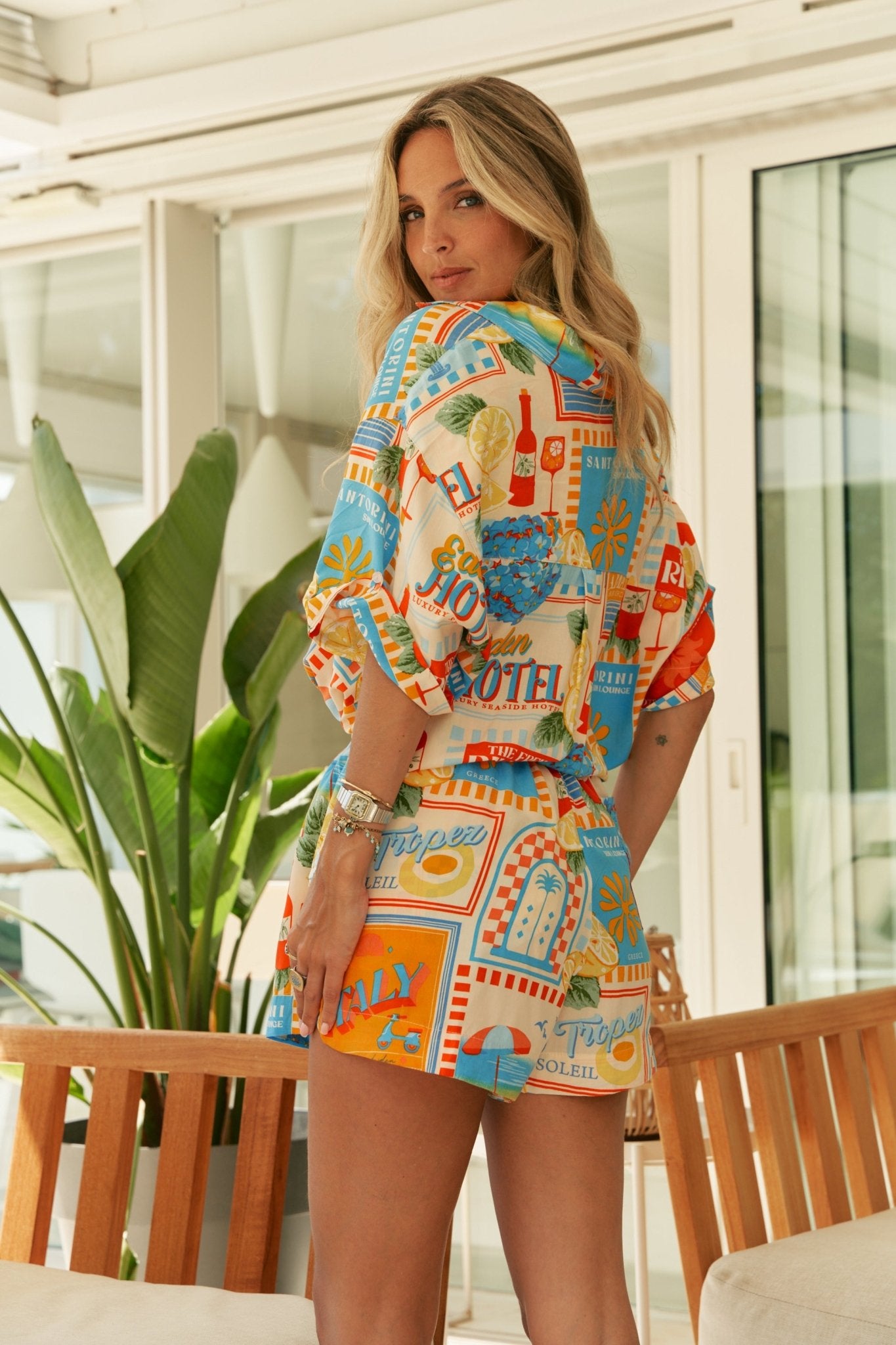 Boho Shorts mit Print – Sommerlicher Urlaubslook in leuchtenden Farben - Blossom Hair & Fashion