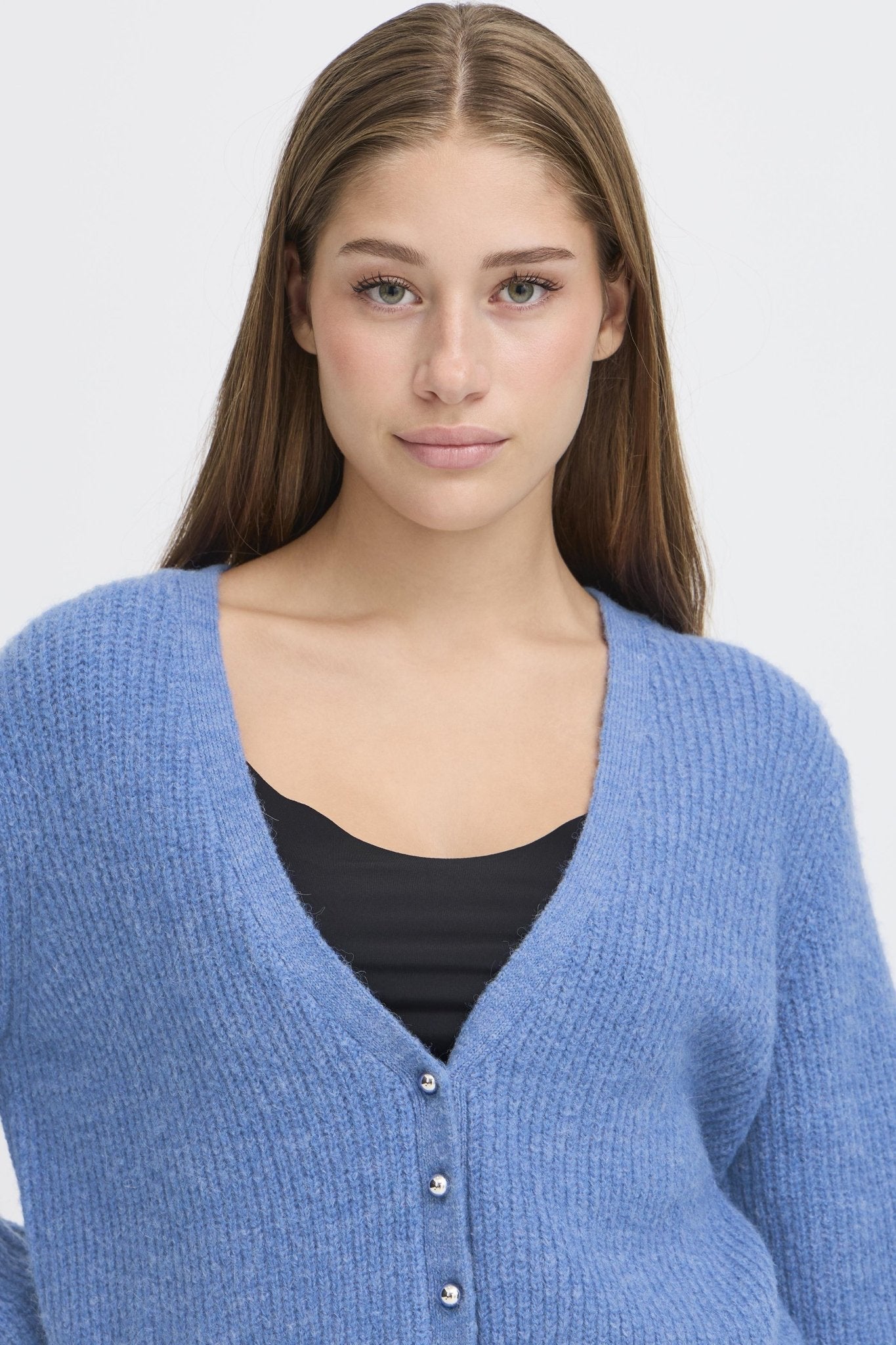 Cardigan Loose Fit blau - Blossom Hair & Fashion