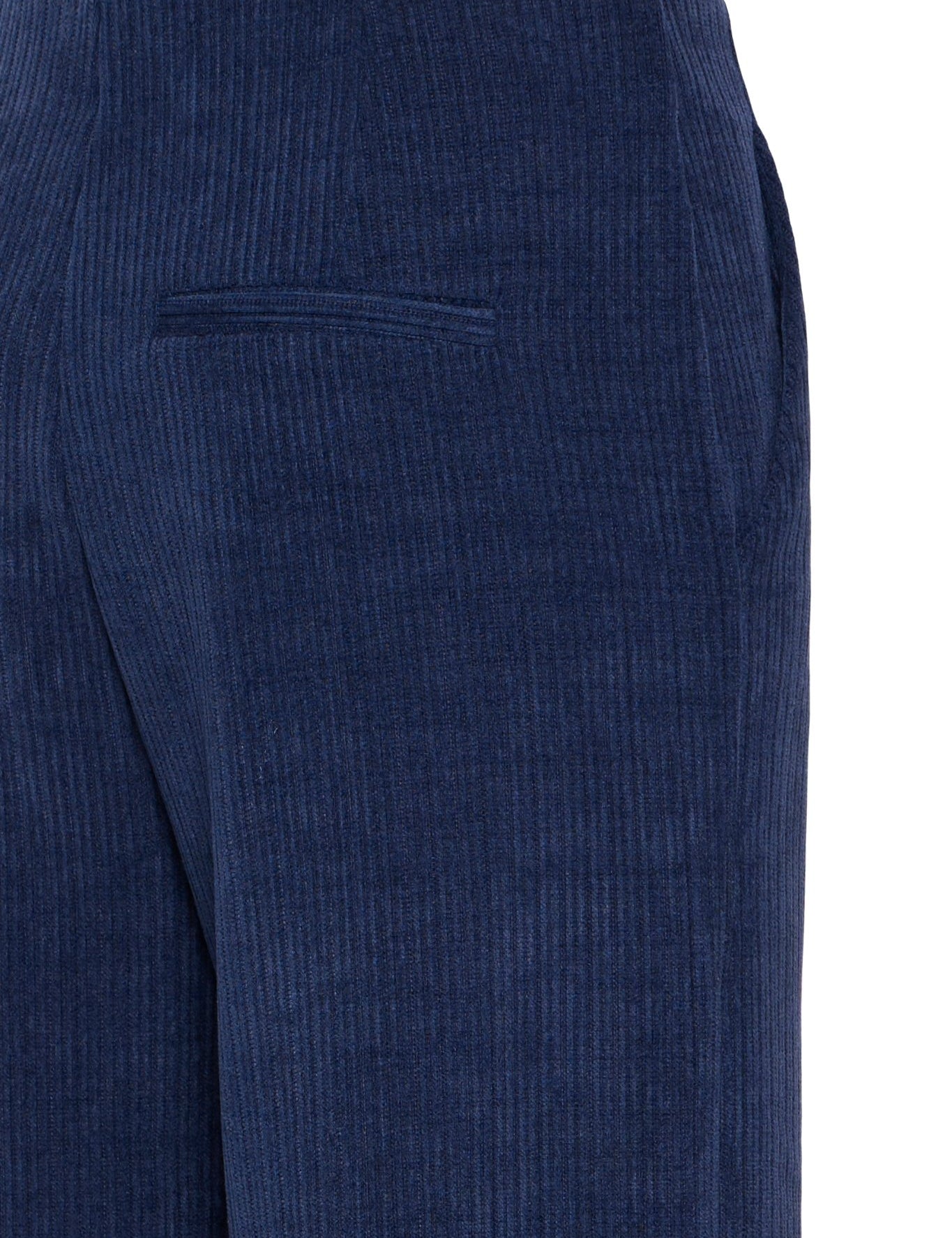 Cordhose weit in Dunkelblau - Blossom Hair & Fashion