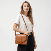 Crossbody Satchel in Schwarz oder Braun - Blossom Hair & Fashion