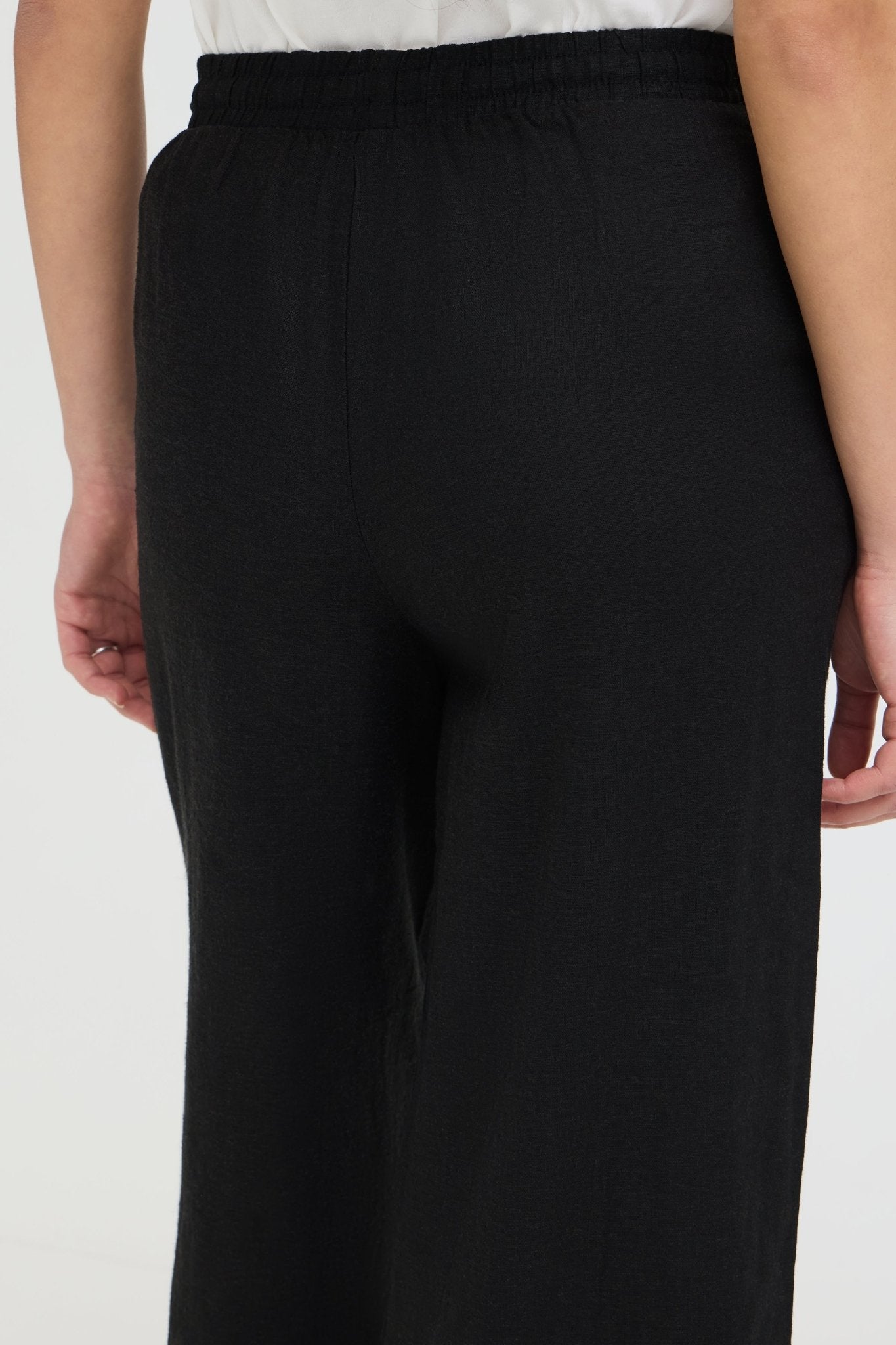 Culotte mit Kordelzug schwarz - Blossom Hair & Fashion