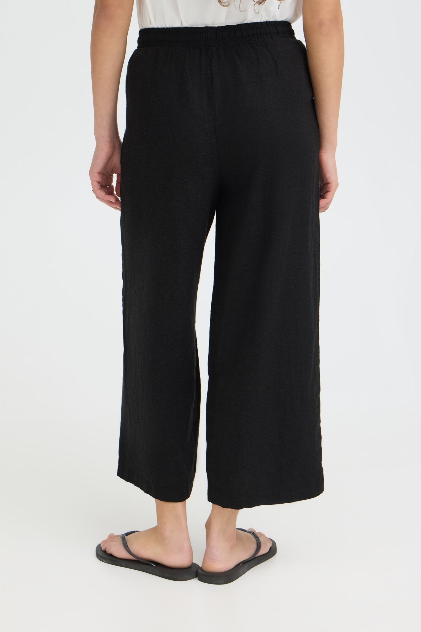 Culotte mit Kordelzug schwarz - Blossom Hair & Fashion