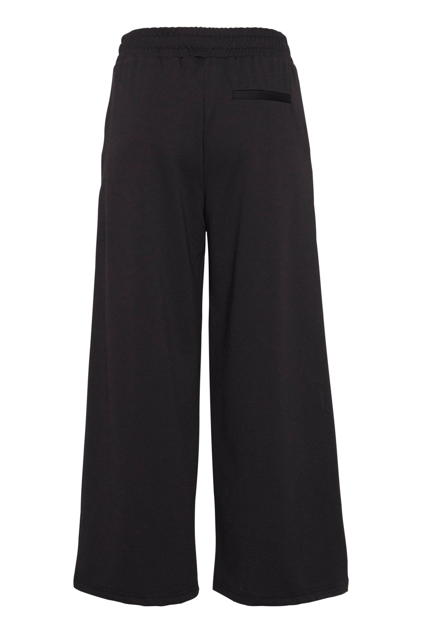 Culotte mit weitem Bein in Schwarz - Blossom Hair & Fashion