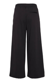 Culotte mit weitem Bein in Schwarz - Blossom Hair & Fashion